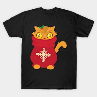 christmas cat 2 T-Shirt